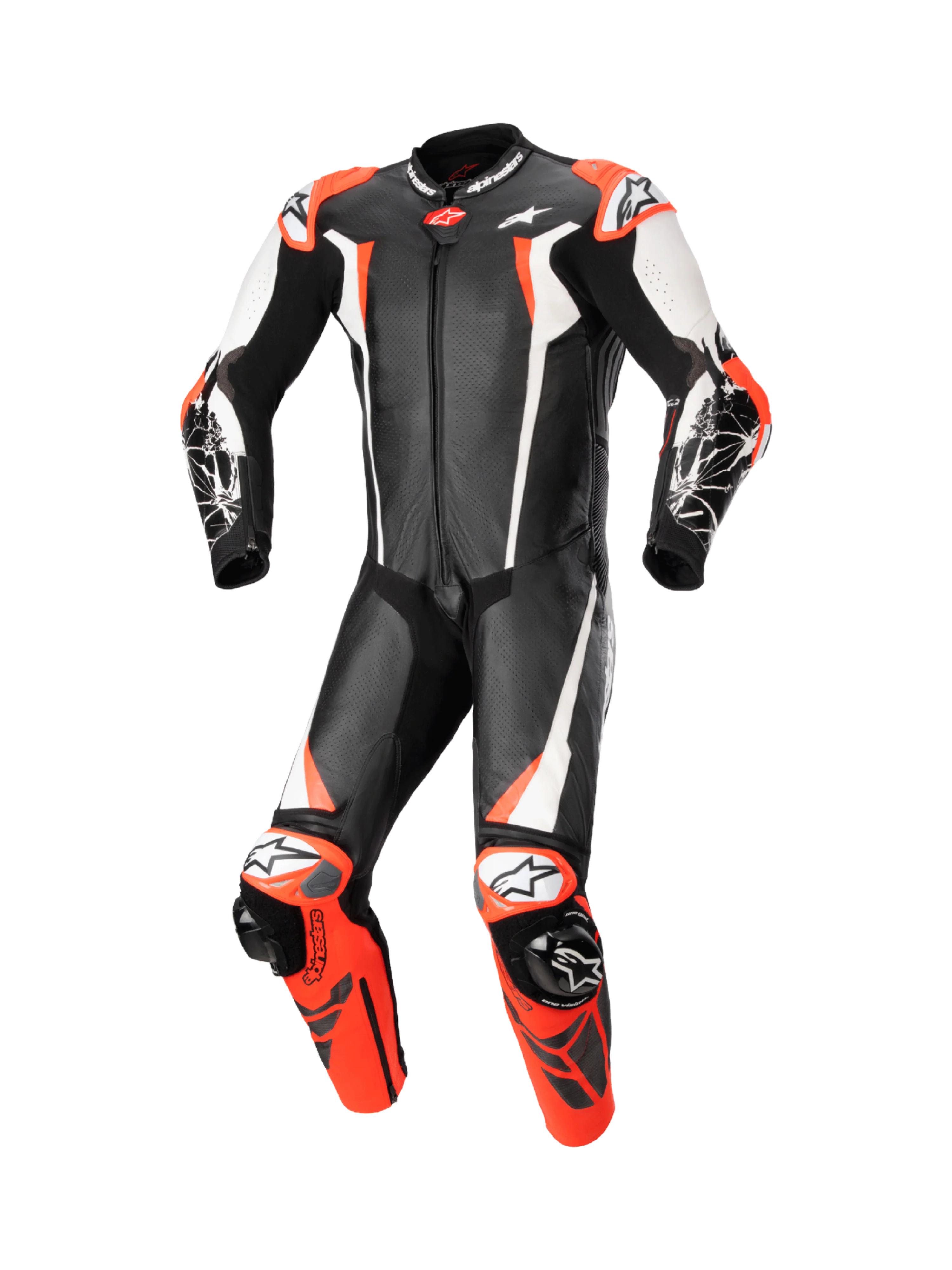 Macacão De Couro Racing Absolute V2 1 Peça